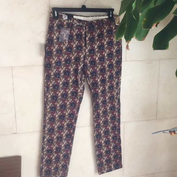 Topman Other - Topman printed skinny pants